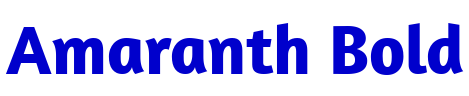 Amaranth Bold шрифт
